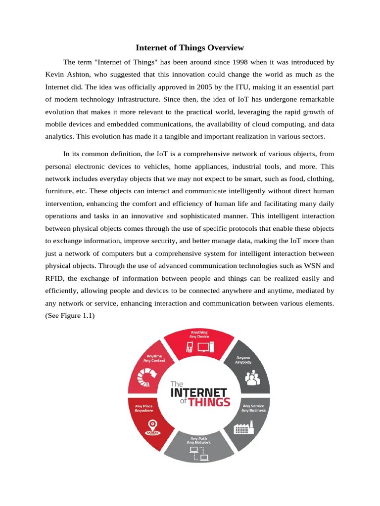Internet Of Things Overview | PDF