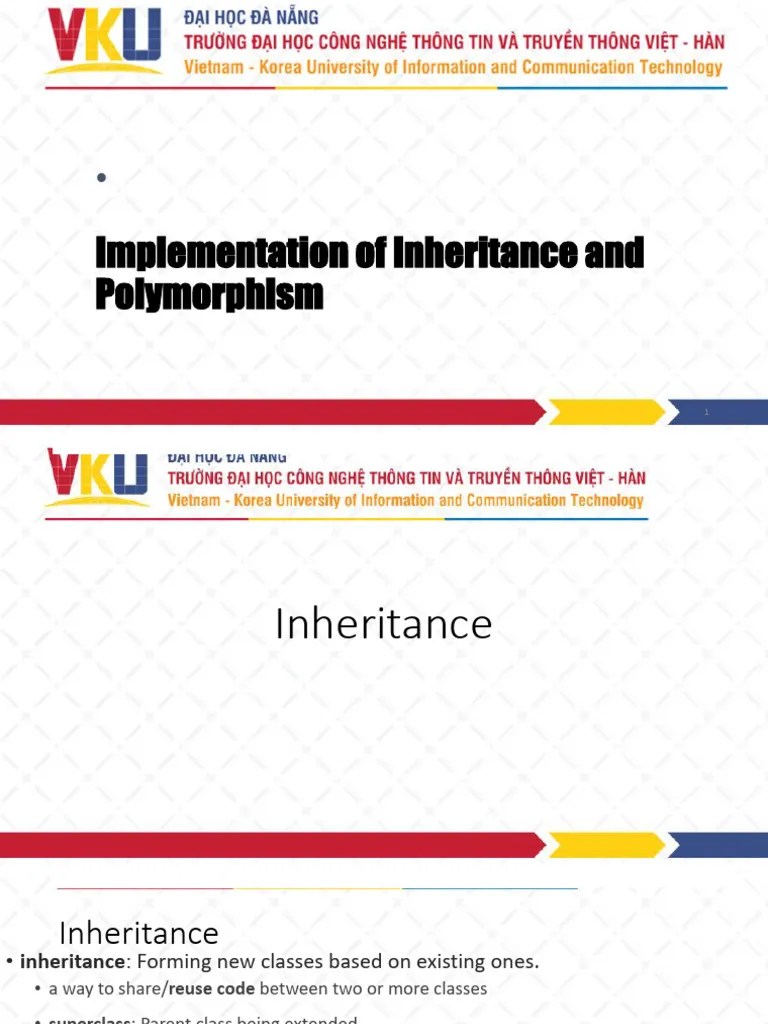 Chapter 6. Implementation Of Inheritance And Polymorphism | PDF ...