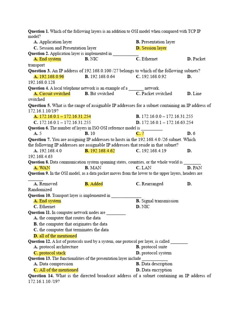 LAN Practice | PDF | Computer Network | Osi Model