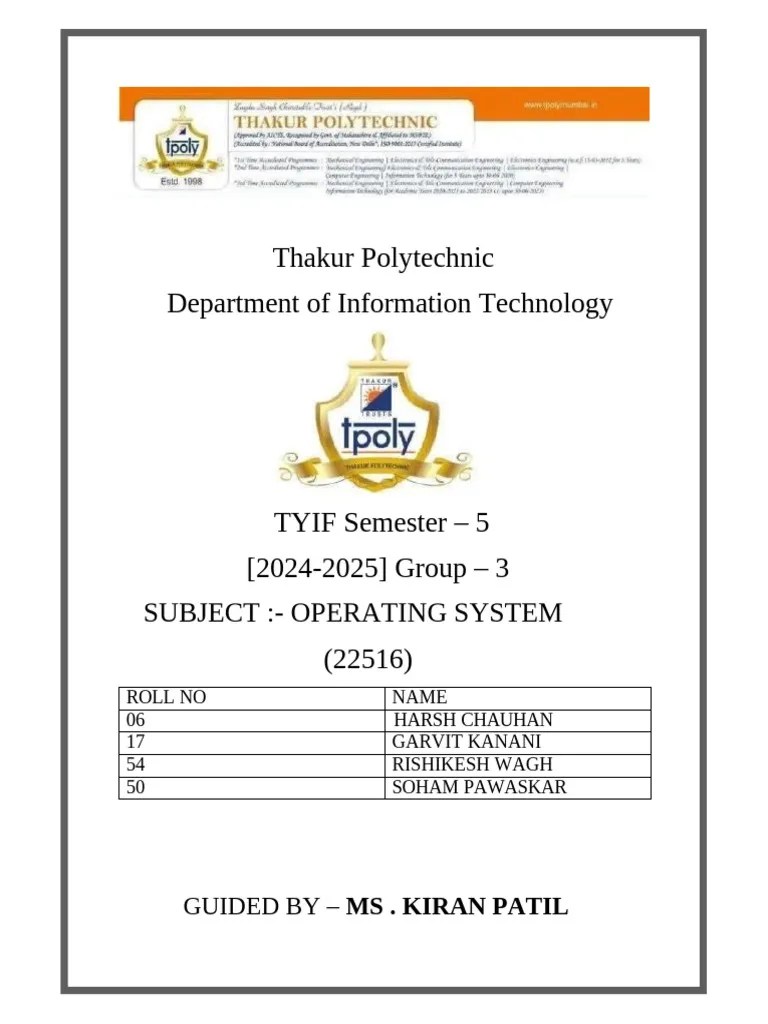 Operating System Notes. | PDF | Shell (Computing) | Automated Teller ...
