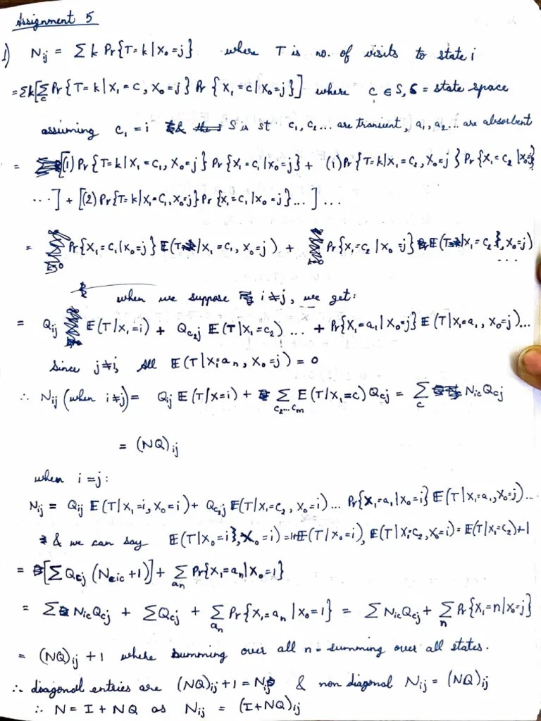 Stochastic Assignment 5 | PDF