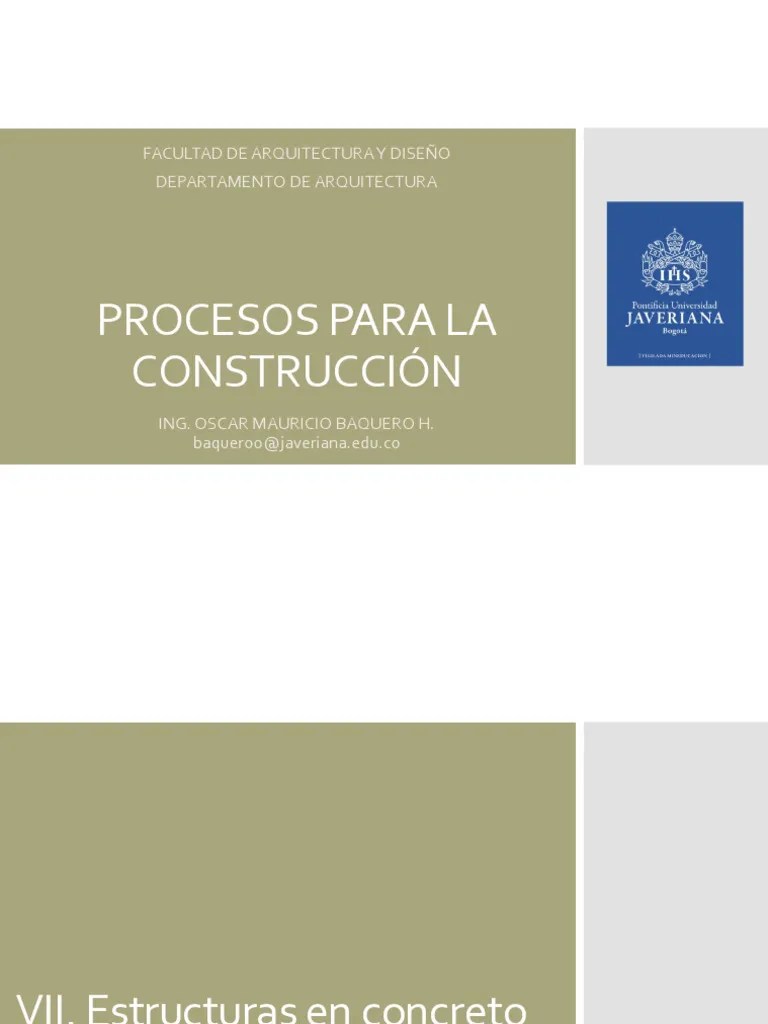 PCA Clase 7 | PDF | Hormigón | Acero