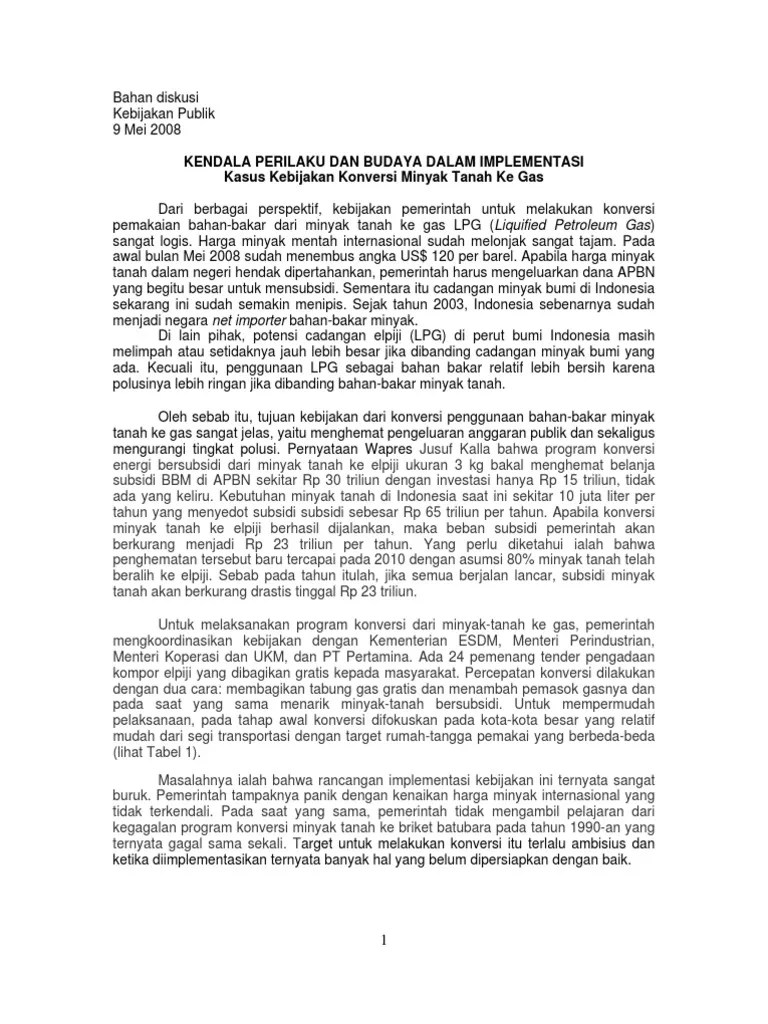 Contoh Bahan Diskusi | PDF