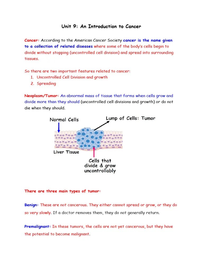 Introduction_Cancer | PDF | Metastasis | Cancer