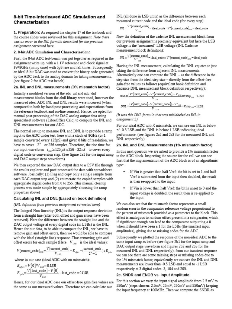 Analog And Mixed Signal Processing Circuits Class | PDF | Analog To ...