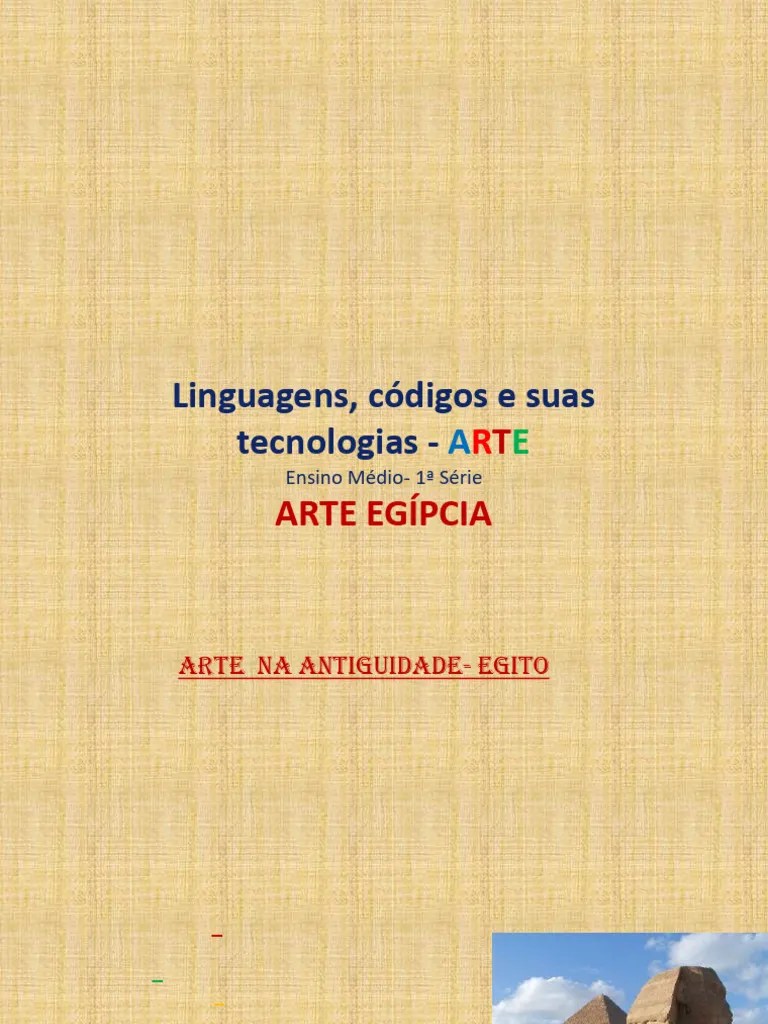 Arte Egípcia Arquitetura E Escultura | PDF | Pirâmides Egípcias ...