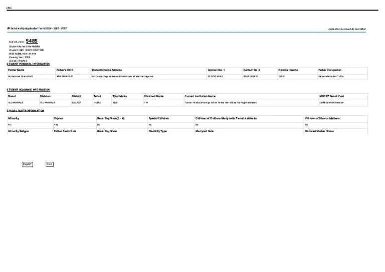 The Punjab Educational Endowment Fund (PEEF) | PDF