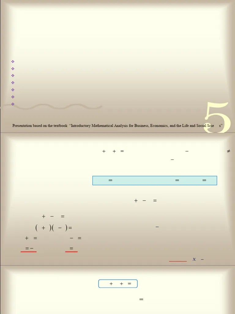 Lecture 9. Quadratic Equations (PDF) | PDF | Equations | Quadratic Equation