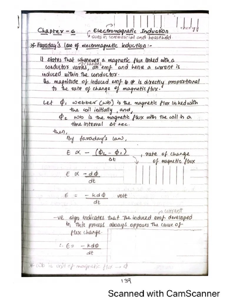 6 Electromagnetic Induction | PDF