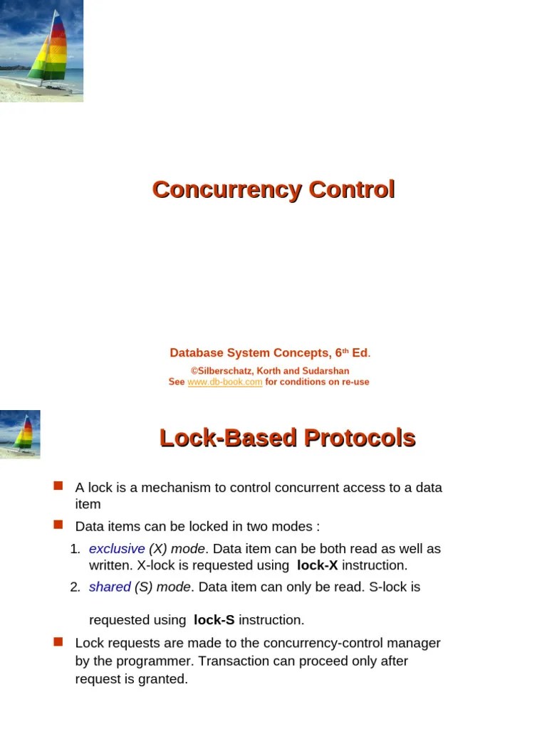 Concurrency Control Protocol | PDF | Database Transaction | Computer Data