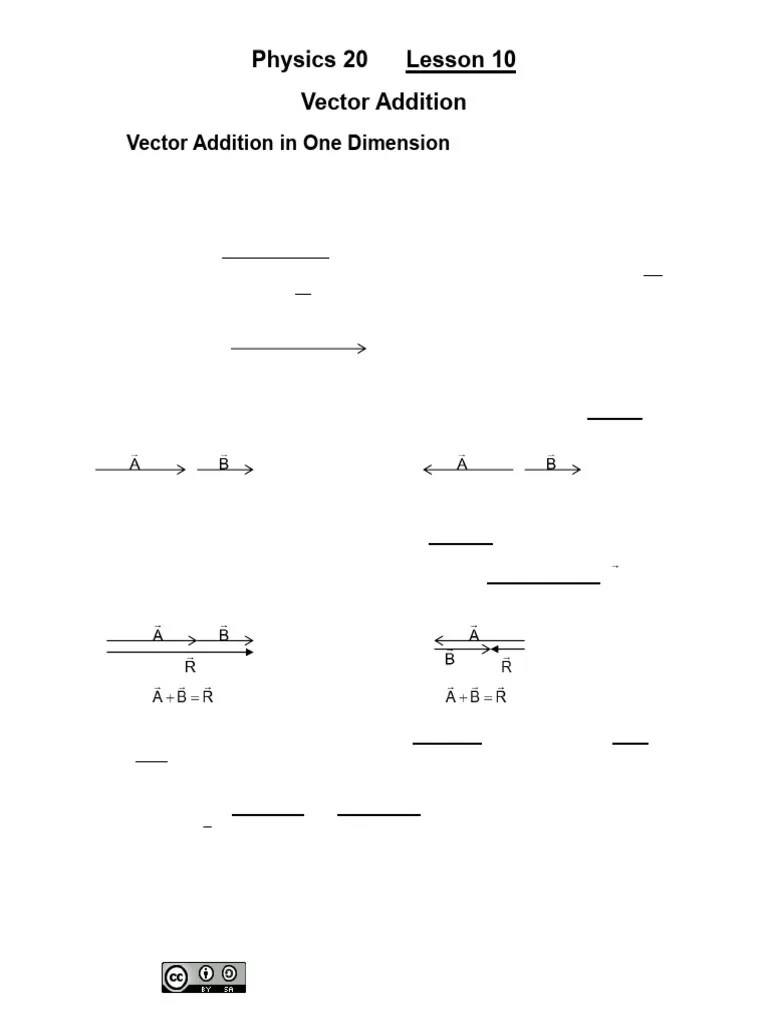 GenPhysics 1 - Intro To Vector Addition - Self Learning Material 1 ...