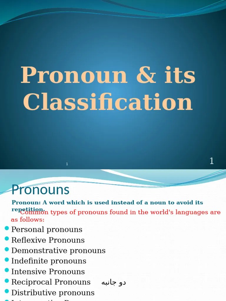 Pronoun | PDF | Pronoun | Grammatical Number