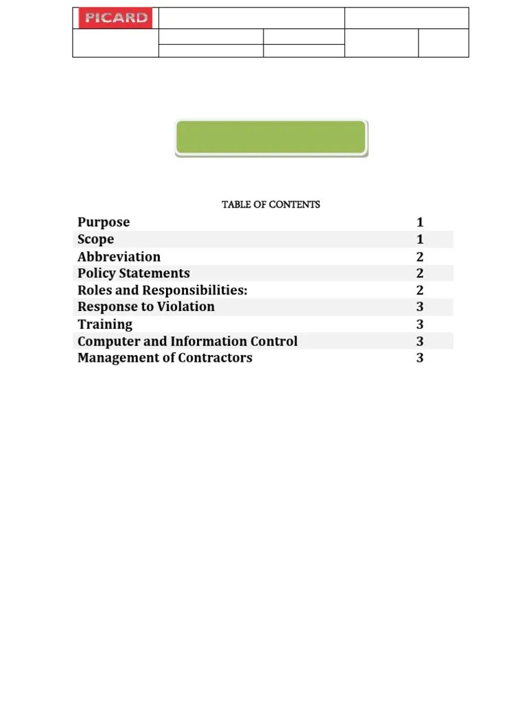 Information Security Policy | PDF | Information Security | Security