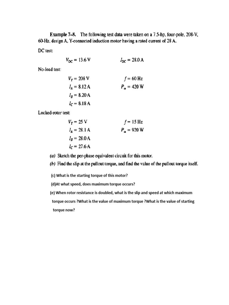 12.three Phase Induction Motor Maths | PDF | Technology & Engineering