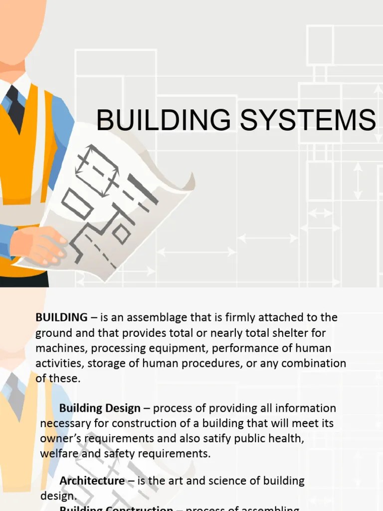 Lesson-1-BUILDING-SYSTEMS_100034 (1) | PDF | Building | Engineering