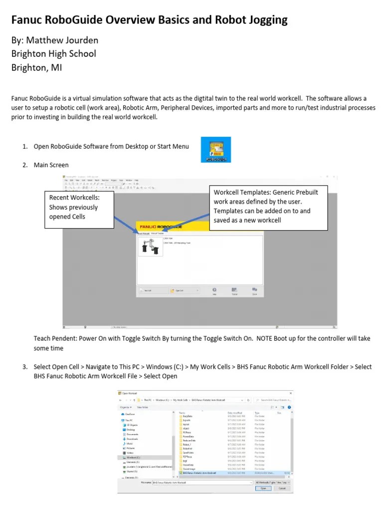 Infoplc - Net - 01a Introduction To Robo Guide And Joggingb | PDF ...