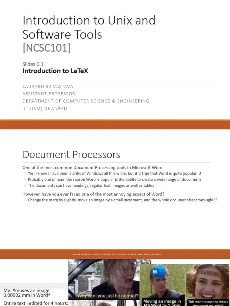 6.1 Introduction To LaTeX | PDF | Te X | Software