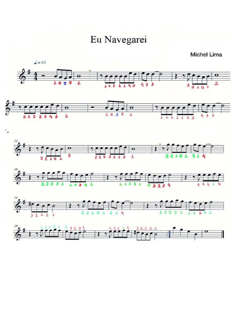Eu Navegarei Partitura | PDF