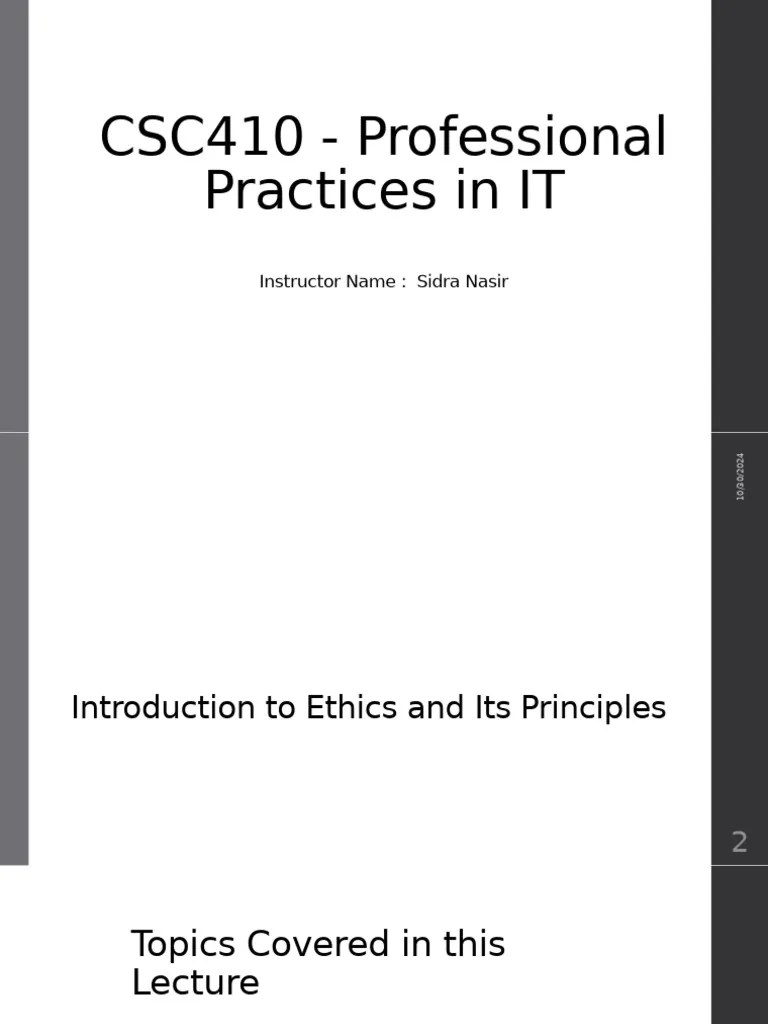 Lecture 1 | PDF | Morality | Email Spam