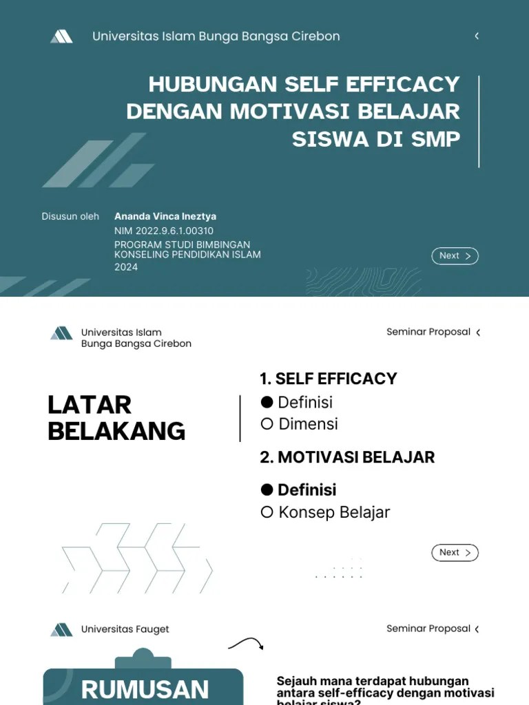 Hubungan Self Efficacy Dengan Motivasi Belajar Siswa Tingkat Smp_20241022_065746_0000 | PDF