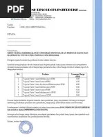 Contoh Surat Sebut Harga Catering Contoh Surat 