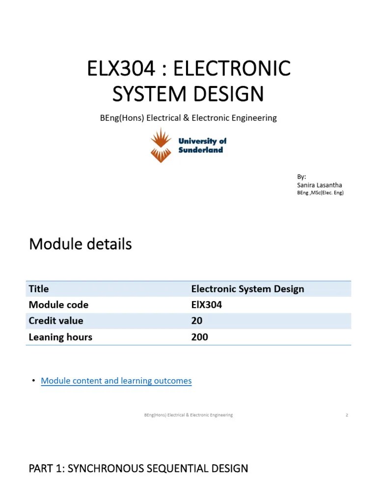 LECTURE 1-2 - Synchronous Design-3 | PDF | Digital Technology ...