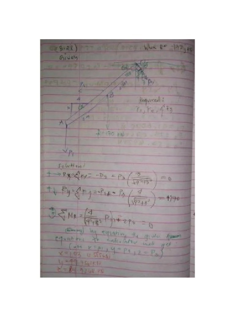 Engineering Mechanics STATICS Third Edition (3.28) | PDF