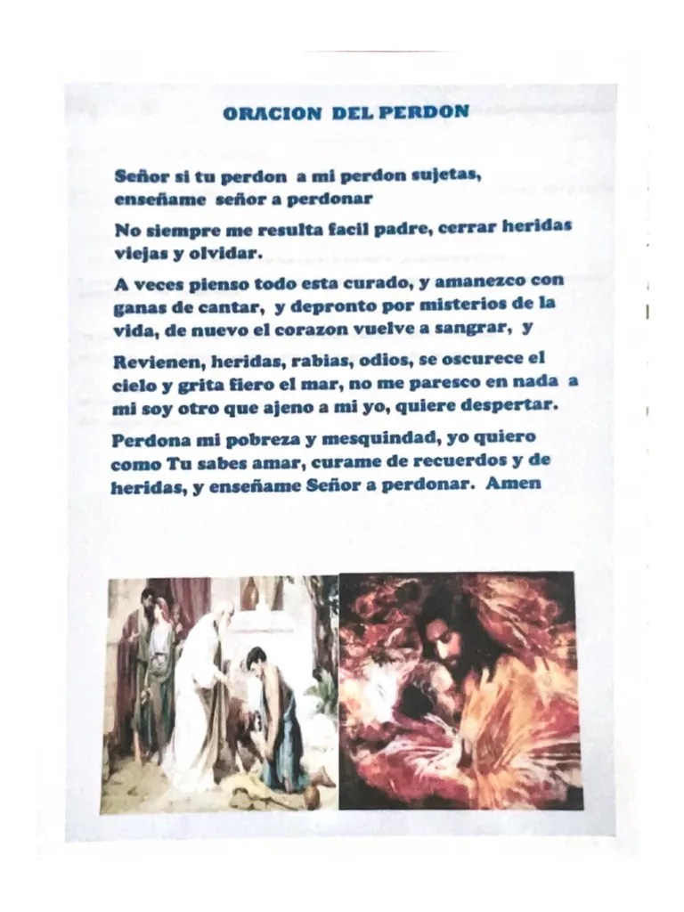 Oracion Del Perdon | PDF