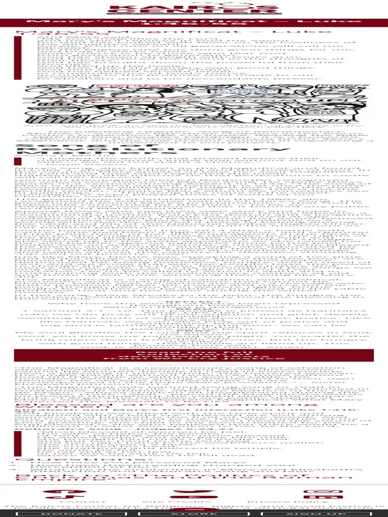 Mary's Magnificat - Luke 146-55 - Kairos Center | PDF | Mary, Mother Of Jesus