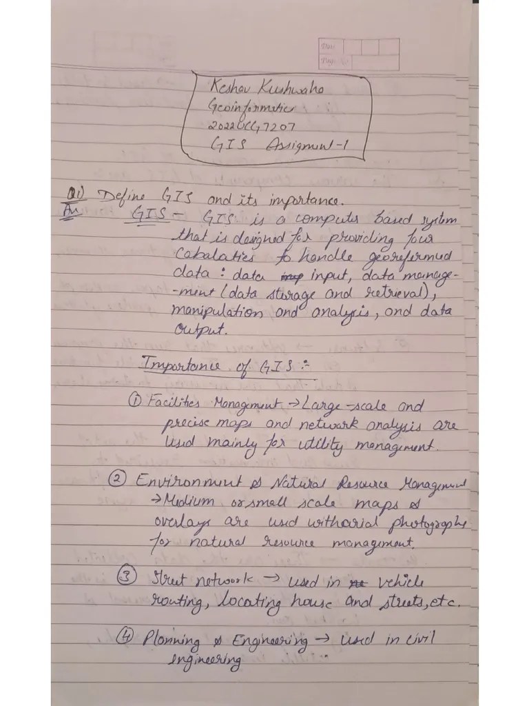 GIS Assignment | PDF