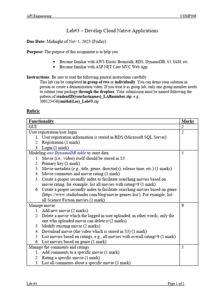 Lab#3 | PDF | Computer Science | Data Management