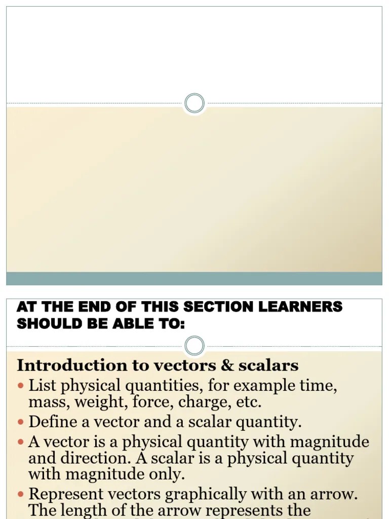Vectors | PDF | Acceleration | Velocity