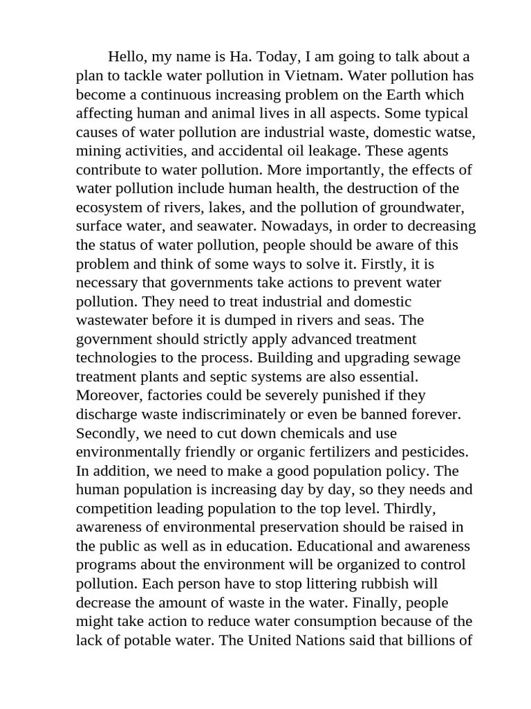 Assignment 1,2 | PDF | Water Pollution | Water