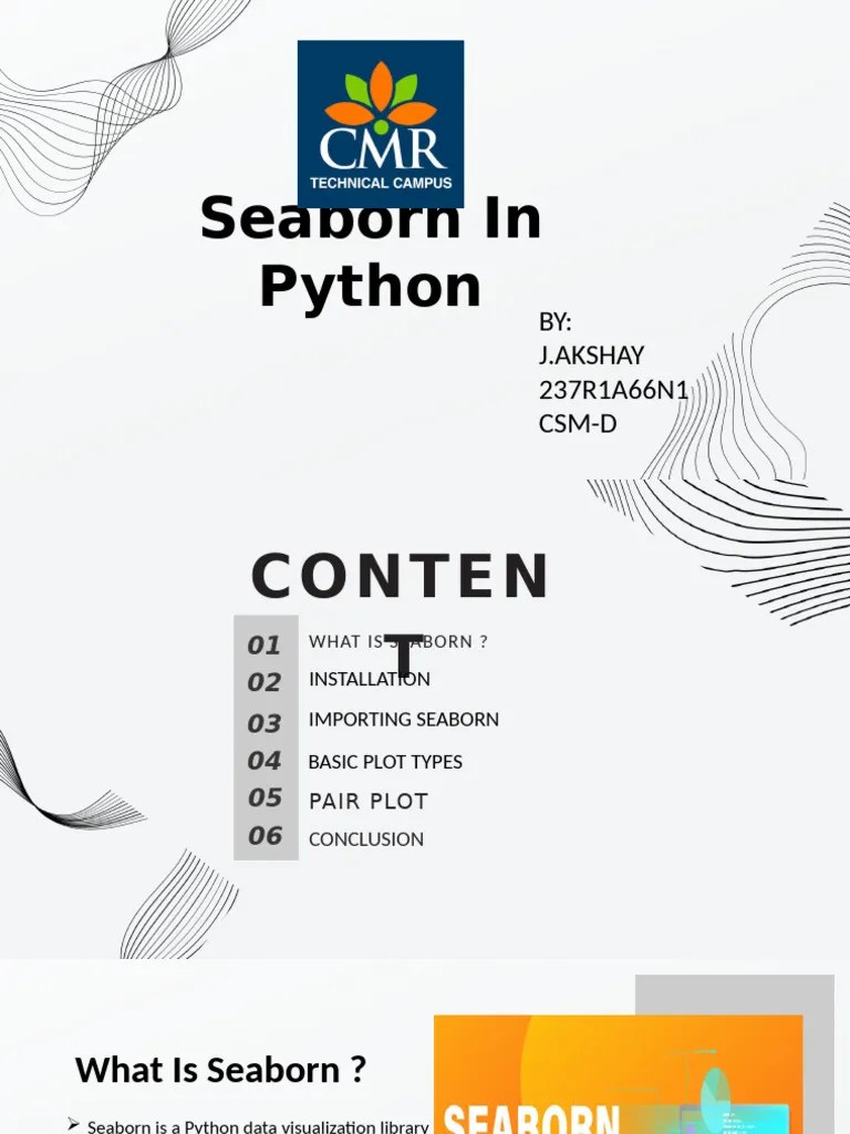 Seaborn Python | PDF | Teaching Methods & Materials