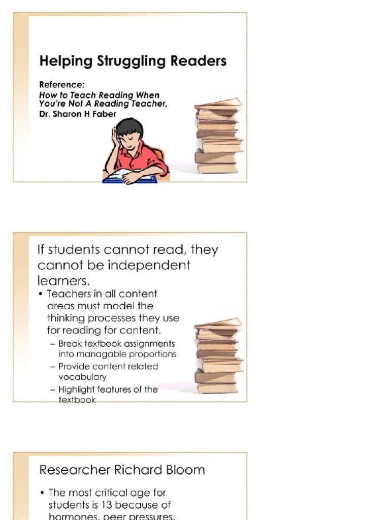 Helping Struggling Readers | PDF