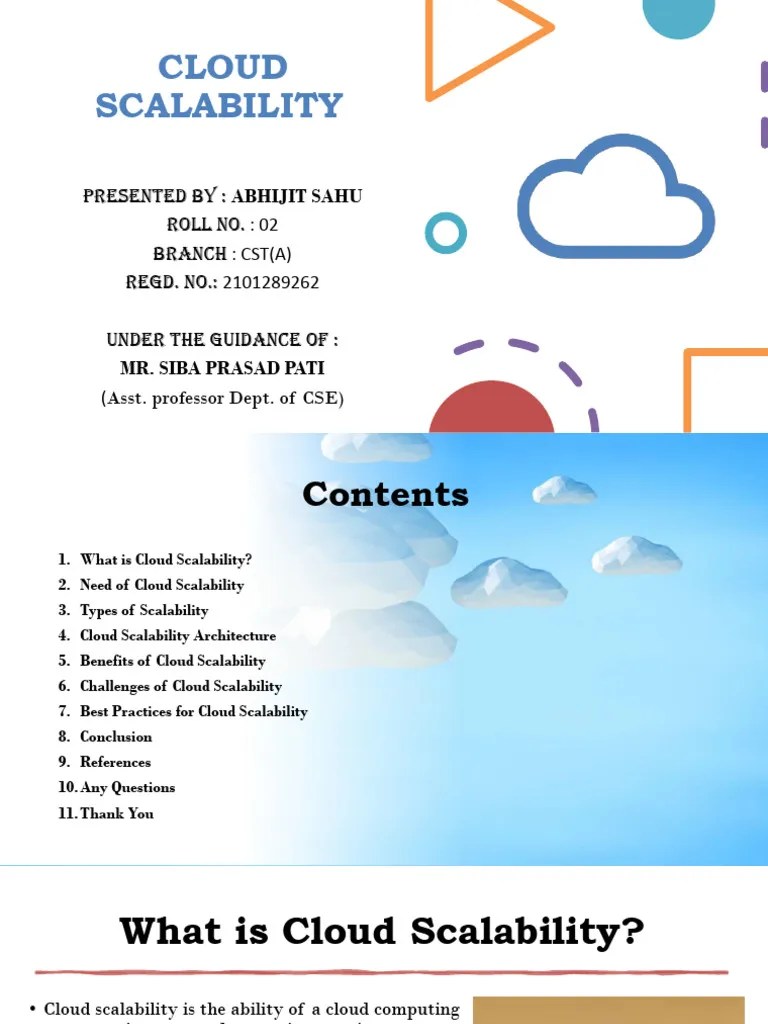Cloud Scalability | PDF | Scalability | Cloud Computing