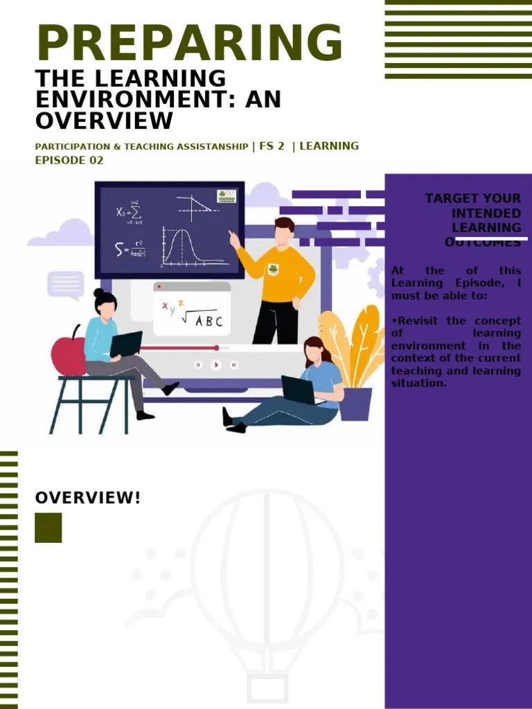 Learning Episode 2.1 | PDF | Learning | Classroom