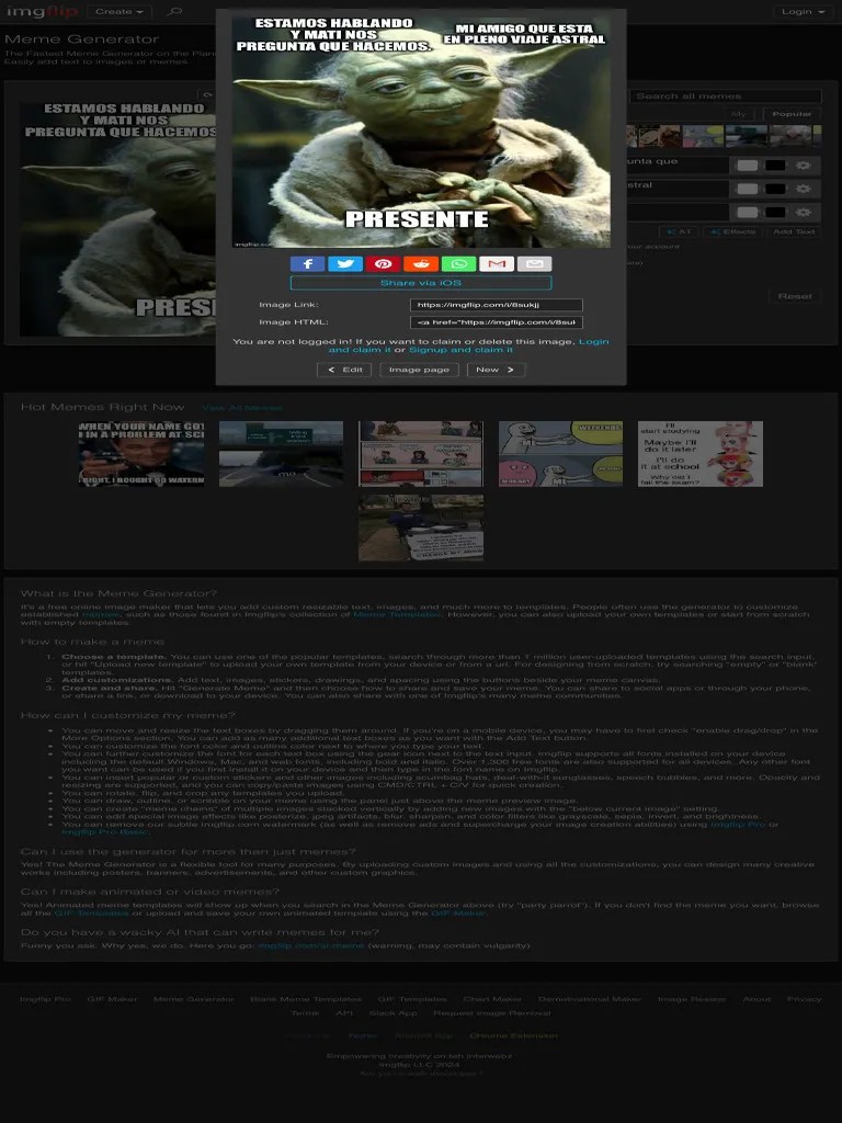 Meme Generator - Imgflip 6 | PDF