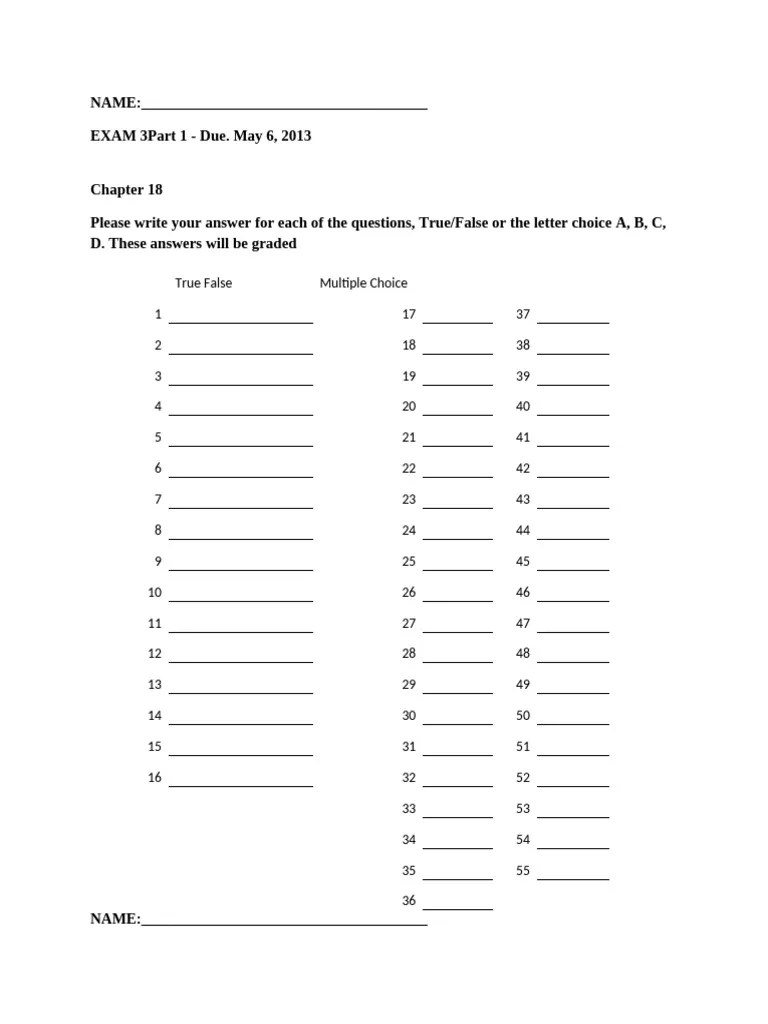 Exam 3 | PDF | Chi Squared Test | Statistical Significance