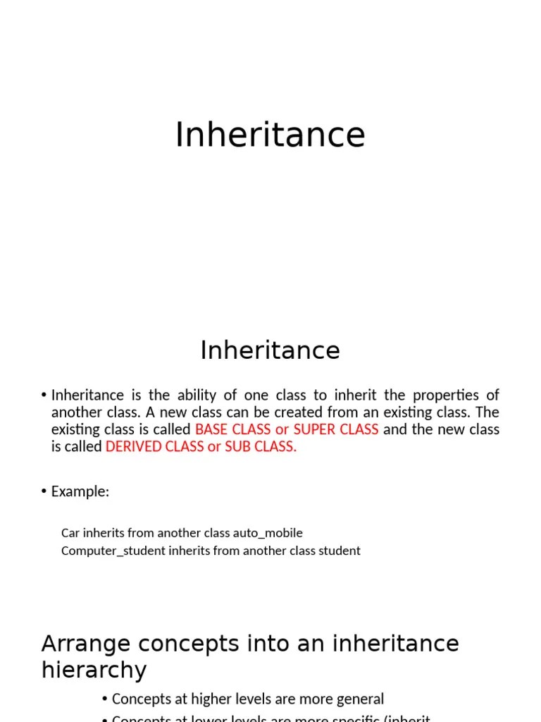 Inheritance_1 | PDF | Class (Computer Programming) | Inheritance ...