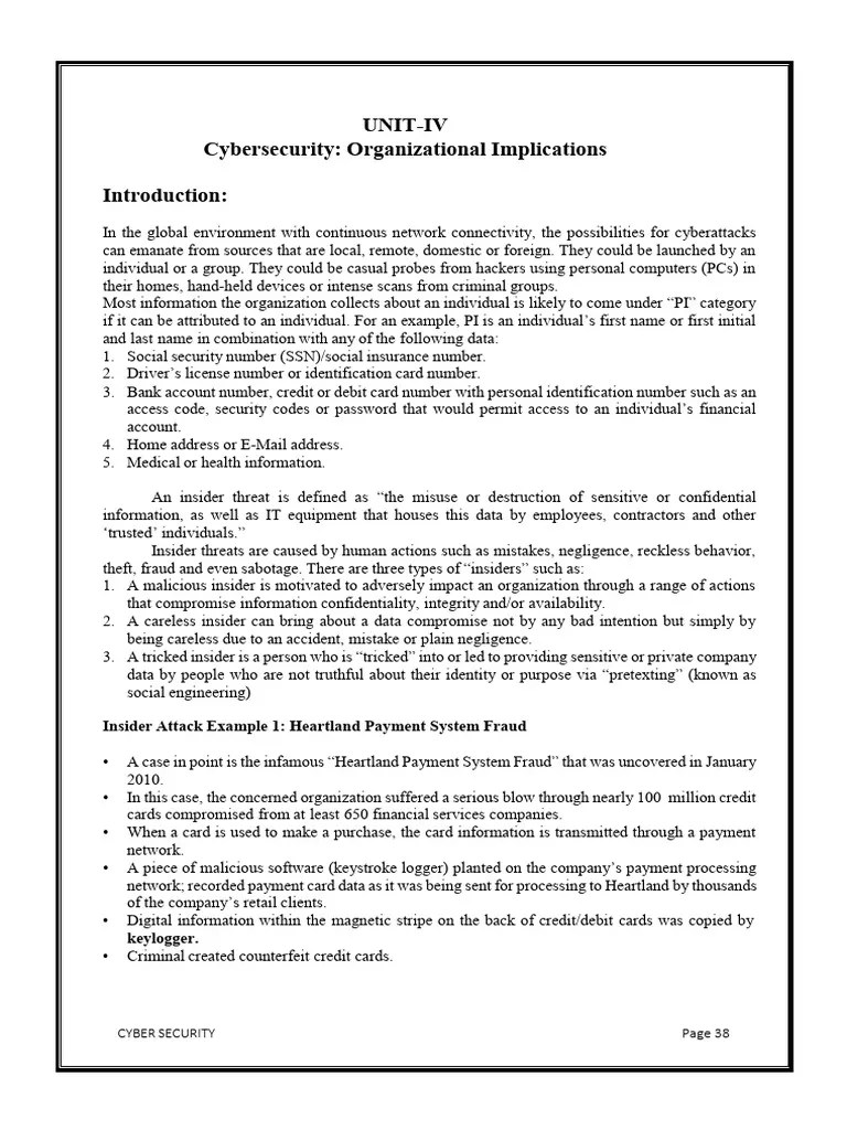 Cs_unit-4 | PDF | Computer Security | Security