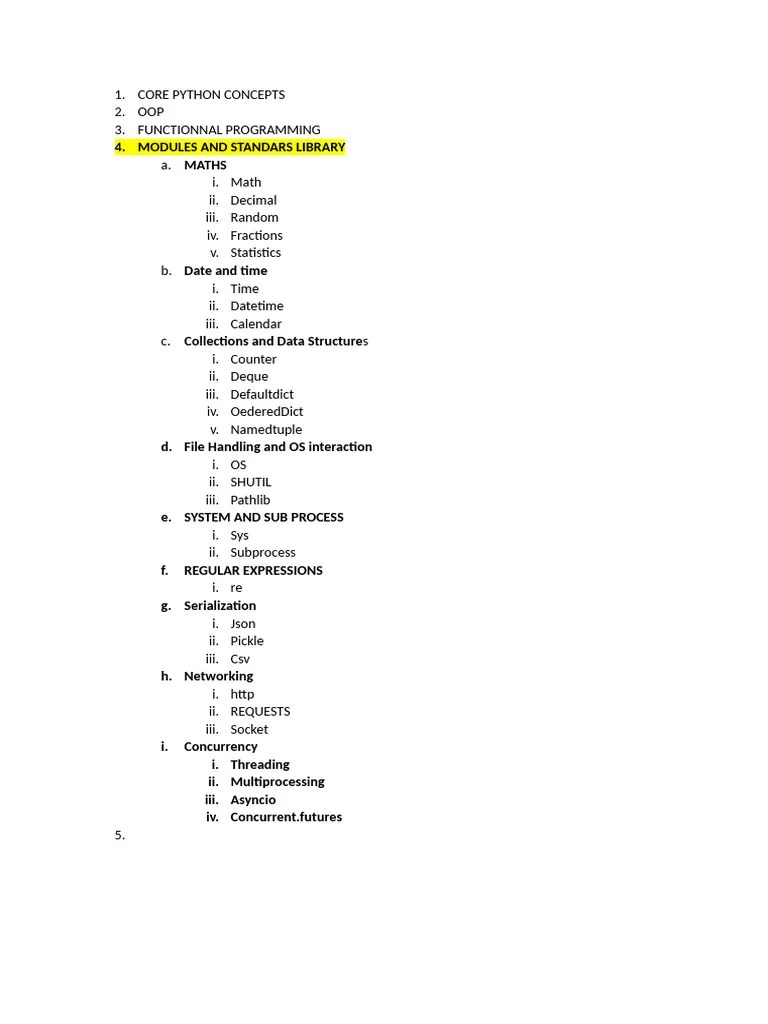 Core Python Concepts | PDF | Computers