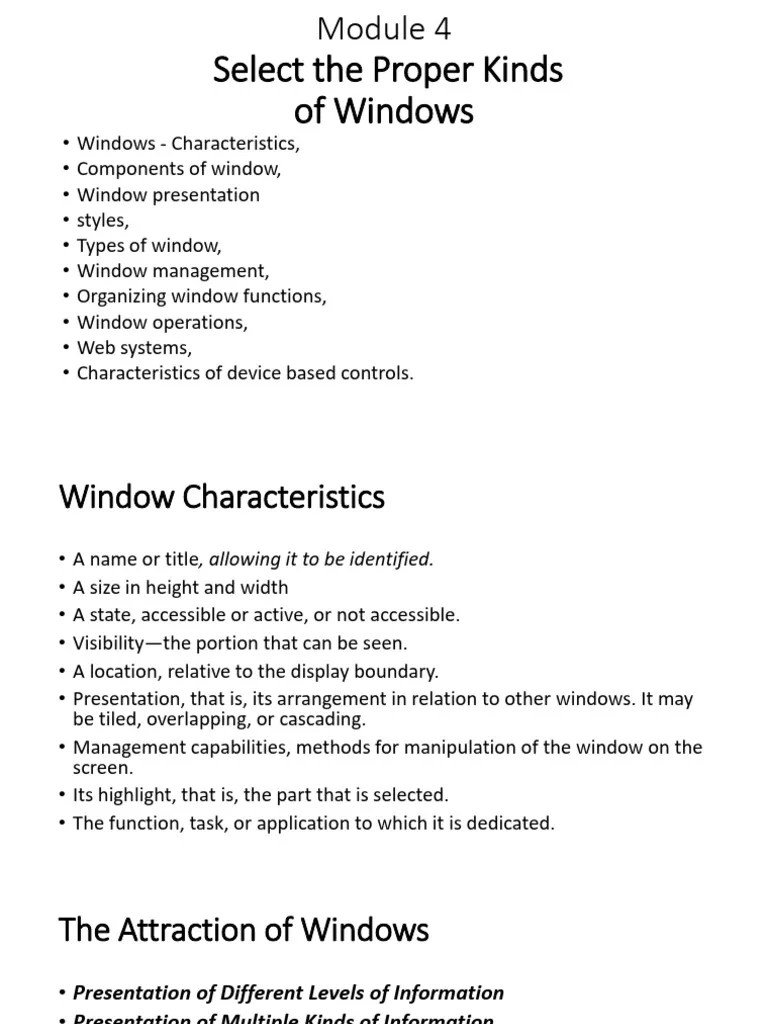 UID_Module_4 | PDF | Window (Computing) | Computer Keyboard