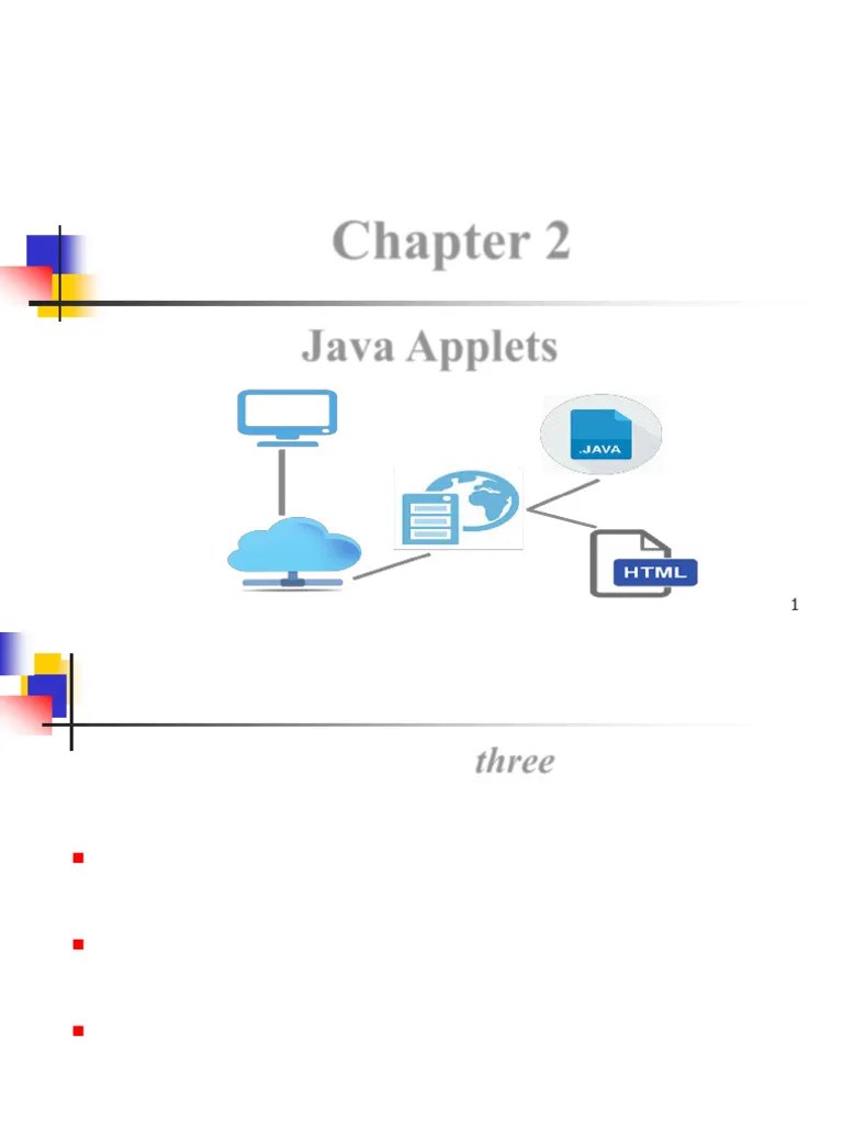 Ch 2 Java Applets | PDF | World Wide Web | Internet & Web