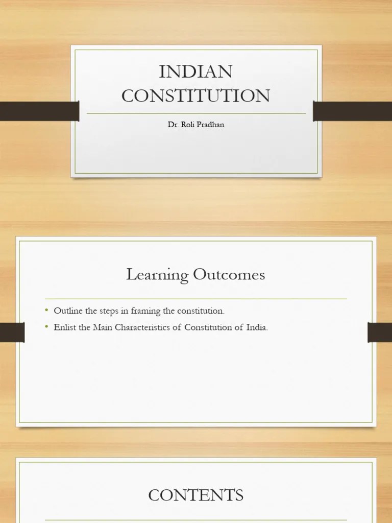 Indian Constitution Rp | PDF | Constitution | Political Charters