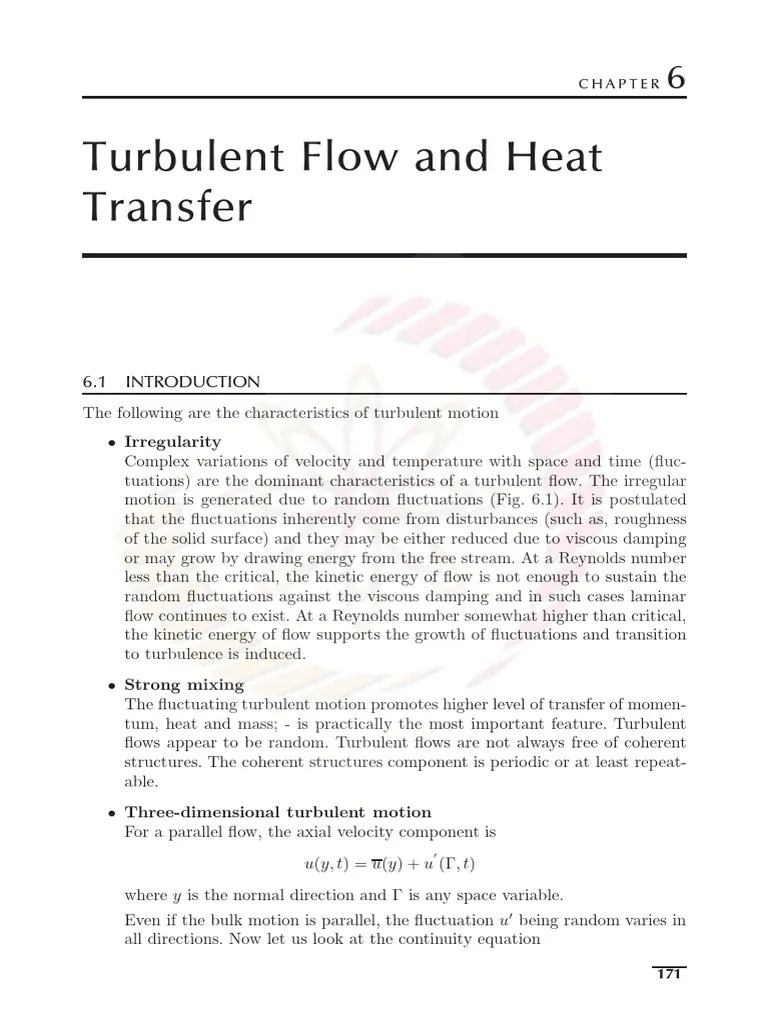 Week11_lecture_notes | PDF | Turbulence | Transport Phenomena