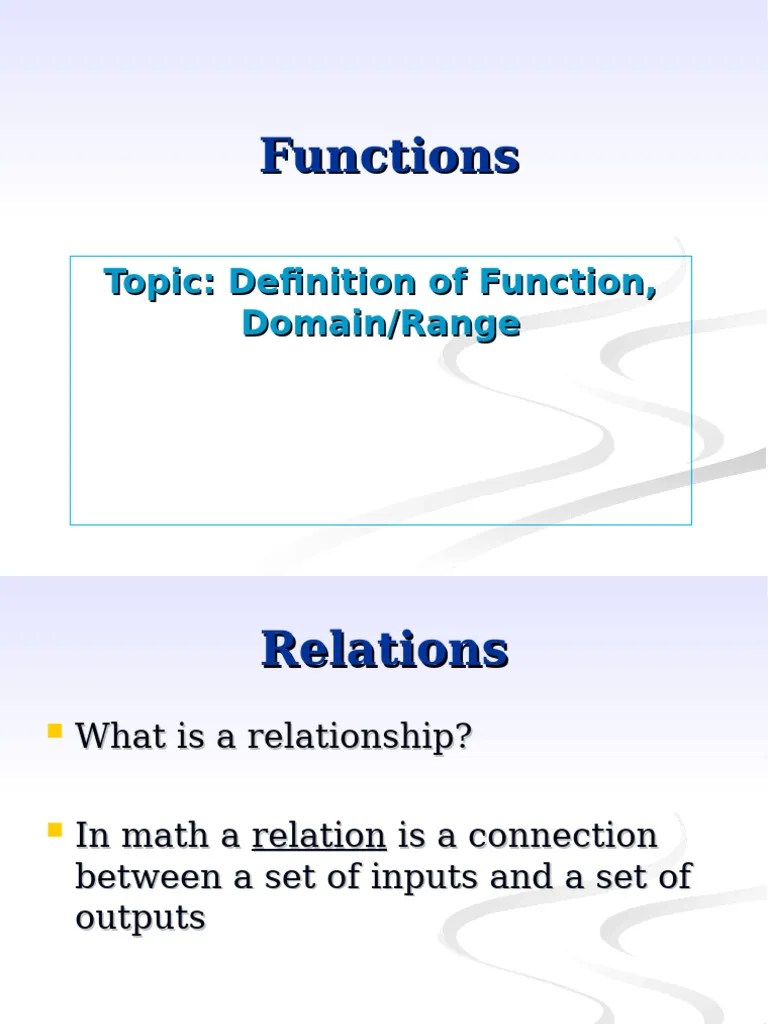 #Domain And Range | PDF | Function (Mathematics) | Applied Mathematics
