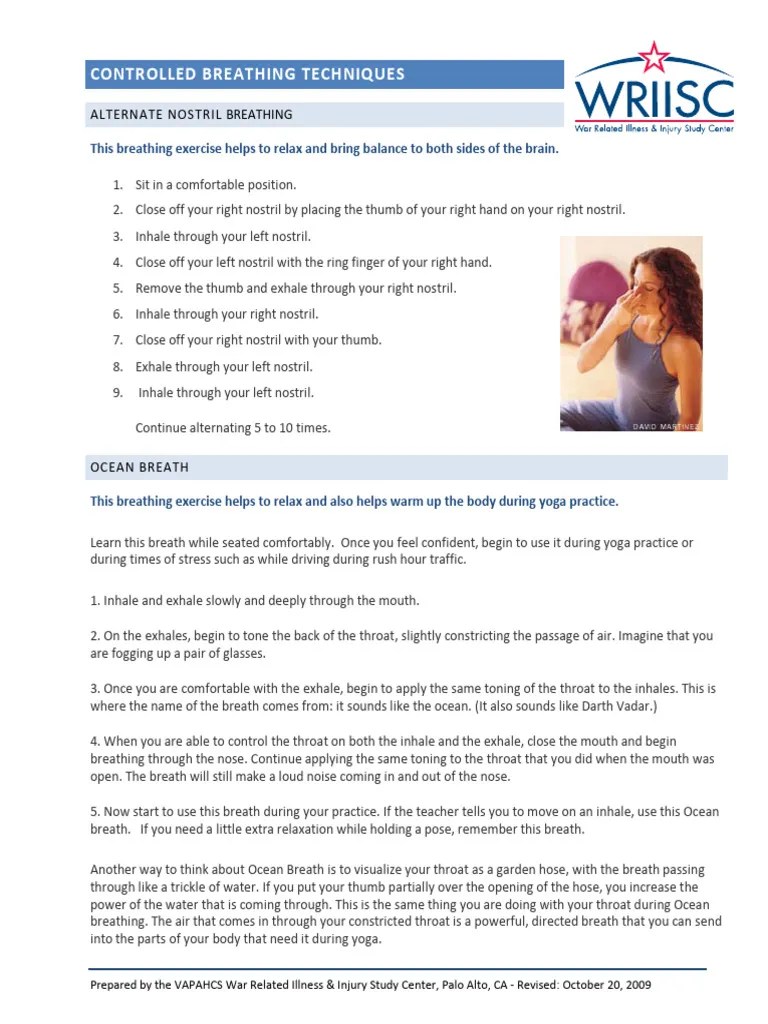 Breathing-techniques | PDF | Breathing | Exhalation