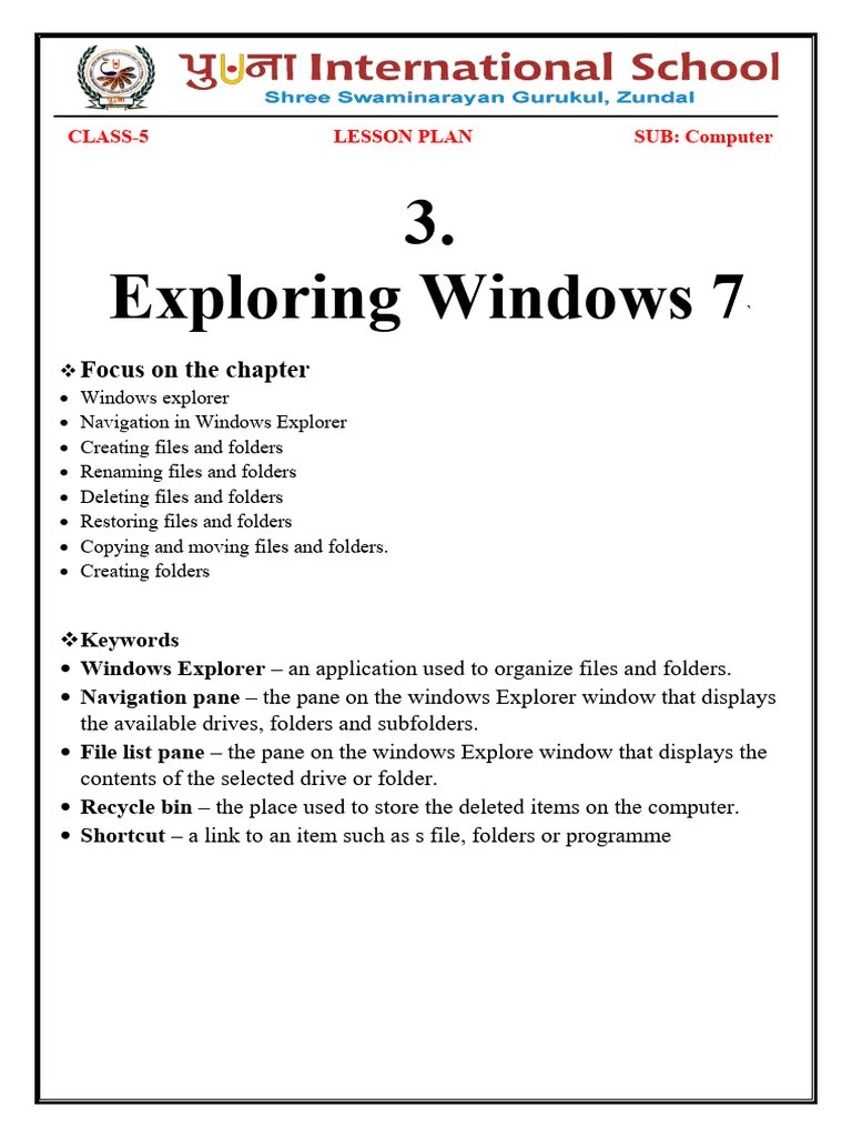 Class_5_Computer | PDF | Computer File | Software
