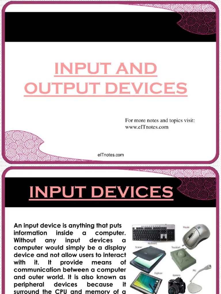 Chapter 4 Input And Output | PDF